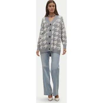 Dámská móda Vero Moda Kardigan Mira 10311091 Šedá Regular Fit XS