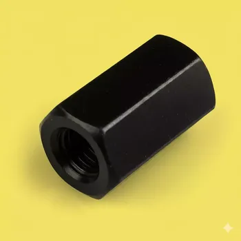 Matice Prodlužovací matice M36x108 mm, pevnost 10, černá (DIN 6334)