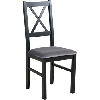 Jídelní židle Drewmix Dřevěná jídelní židle Nilo 10 z masivu – čalouněný sedák