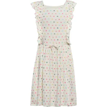 Dětská móda ALPINE PRO Dívčí Dětské letní šaty ALPINE PRO EDANO creme varianta pc Béžová 128/134 (2833873)