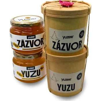 Dárkový potravinový koš Dárkový set Yuzu + Zázvor