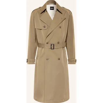 Dámský kabát Boss Trenchcoat Colin, khaki