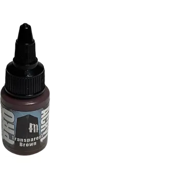 Modelářská barva Pro Acryl Transparent Brown 052 - 22ml