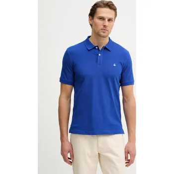 Pánské tričko Polo tričko United Colors of Benetton 3WG9U301Z fialová 54X, vel. XL