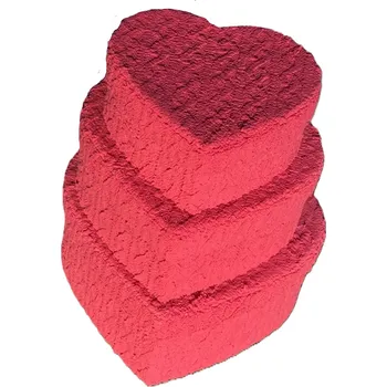 Dárkový potravinový koš Dárkový box 3 ks - srdce