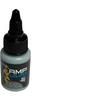 Modelářská barva AMP Colors Bright Green Blue - 22ml