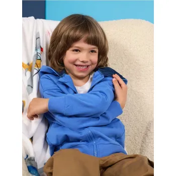 Chlapecká mikina Sinsay - Mikina na zip - mid blue - 123AX-52X - 123AX-52X-104-1