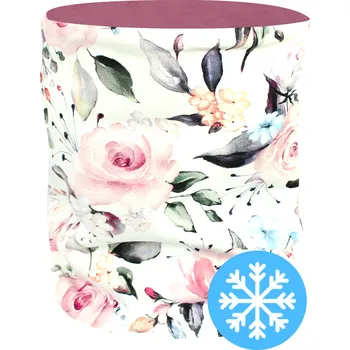 Nákrčník V-Mart, Dívčí zateplený nákrčník Růže