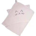 PREM Mušelínová osuška s kapucí 80x80 cm, violet