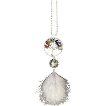 Lapač snů Přívěsek do auta - Barevný lapač snů strom života