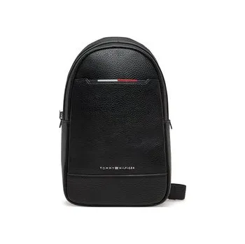 Městský batoh Batoh Tommy Hilfiger Th Central Sling Bag AM0AM13575 Černá OS