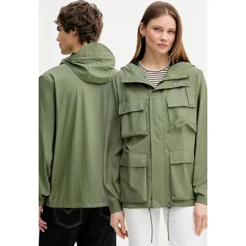 Pánská větrovka Nepromokavá bunda Rains 12210 Pocket Jacket W3 12210.145 zelená 07X, vel. XL