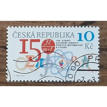 Sběratelství ČR 714 raz., 150. výročí Jednoty českých matematiků a fyziků, r. 2012