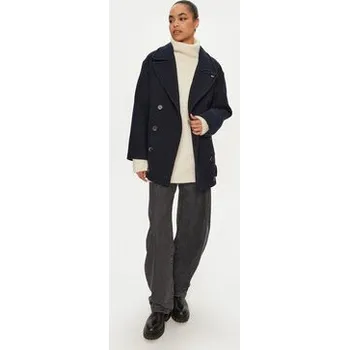 Tommy Jeans Kabát pro přechodné období DW0DW19752 Tmavomodrá Regular Fit XXS