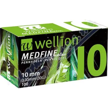 Injekční stříkačka Wellion MEDFINE jehly inz.pera 0.30x10mm 30G 100ks