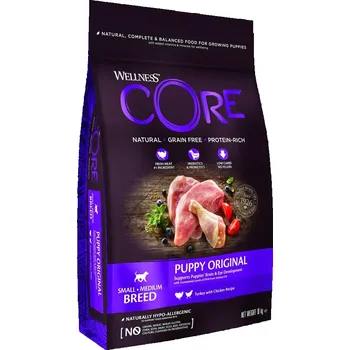 Krmivo pro psa Wellness Core Dog SB/SM Puppy kruta a kure 10kg