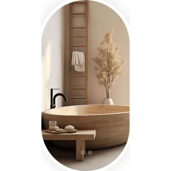 Dotykové zrcadlo s LED osvětlením EGJ 50x90 cm