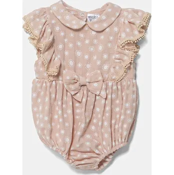 Bavlněné kojenecké body Jamiks BLISS BLISS.org.Ramp.JLH158.G růžová 03X, vel. 74