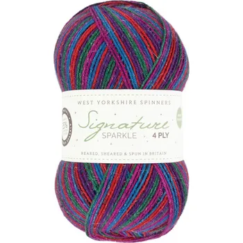 Příze Příze West Yorkshire Spinners Signature 4ply Sparkle 1051 vintage tinsel