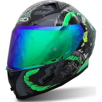 Helma na motorku XRC Macudo green vel. S