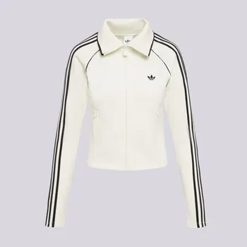 Dámská mikina Adidas Mikina Rozepínací Slim Tt Krémová 40