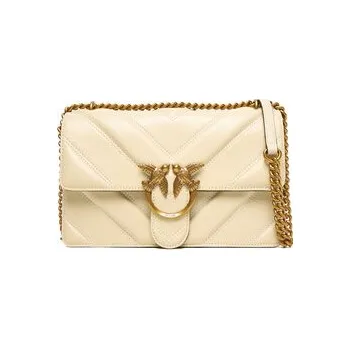 Kabelka PINKO Love One Classic Light Dc Al 25-26 PLTT 104549 A2OS Écru OS