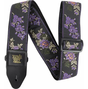 Kytarový popruh Ernie Ball Classic Jacquard Lavender Blossom Kytarový pás (Jako nové)