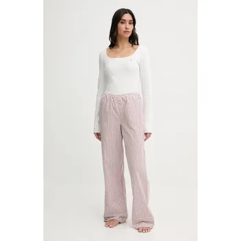 Dámské pyžamo Pyžamo Tommy Hilfiger UW0UW06143 bílá 00X, vel. S