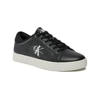 Dámské tenisky Sneakersy Calvin Klein Jeans Classic Cupsole Low Laceup Lth YM0YM00864 Černá 41