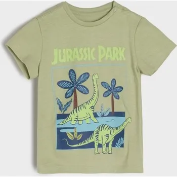Chlapecké oblečení Sinsay - Tričko Jurassic Park - zelená - 995DY-97X - 995DY-97X-80