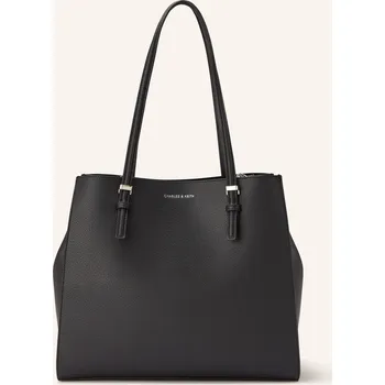 Kabelka Charles & Keith Dámská Nákupní Taška Sansa, černá / stříbrná,...