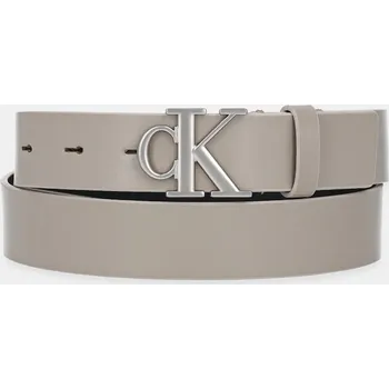 Opasek Kožený pásek Calvin Klein Jeans K60K612289 béžová 80X, vel. 80