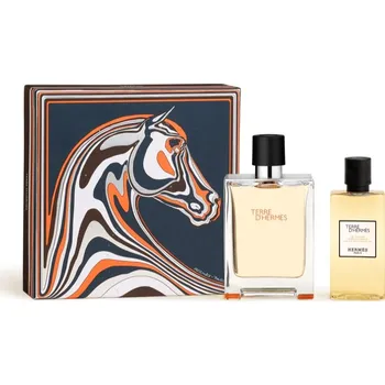 Sprchový gel Hermès Terre d’Hermès HERMÈS Terre d’Hermès toaletní voda 100 ml + HERMÈS Terre d’Hermès sprchový gel 80 ml