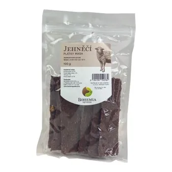 Krmivo pro psa BOHEMIA Jehněčí plátky 100g Bohemia Pet Food BPF338