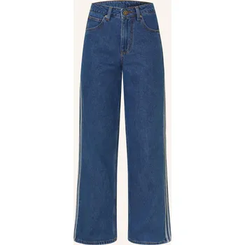 Dámské džíny Adidas Originals Dámské Rovné Džíny Firebird Denim, medvin, 44