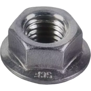 Matice Přírubová matice M3 s ozubením, pevnost 8, ZB (DIN 6923)