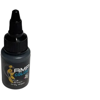 Modelářská barva AMP Colors Brown Grey Wash - 22ml