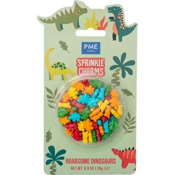 Jedlá dekorace na dort PME Cukrové zdobení Dinosauři 25g