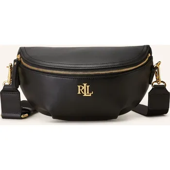 Outdoorové zavazadlo Ralph Lauren Leather Marcy Belt Bag černá