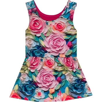 Laclové šatičky - Kytičky - skladem Velikost: 80