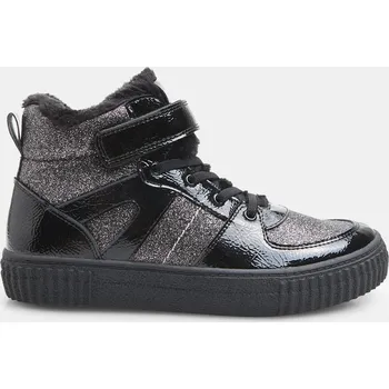 Dívčí baleríny Baťa dívčí kotníkové tenisky černé, vel. 35