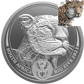 Stříbrná mince 1 Oz&nbsp;Big Five II - Leopard 2023 (4.)