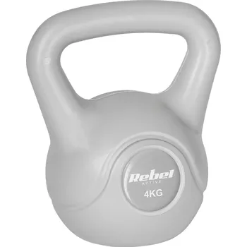 Rebel RBA-2322G Kettlebell Active 4 kg, šedý