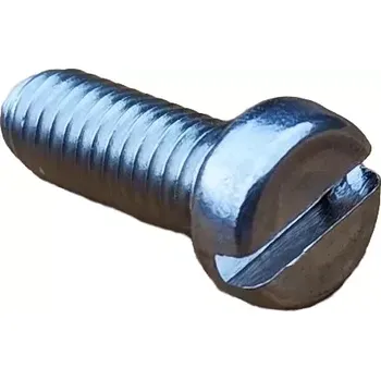 Šroub Šroub s válcovou hlavou M6x6 mm, průběžná drážka, nerez A2, DIN 84