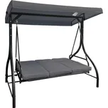 PARIS zahradní houpačka kovová - šedá