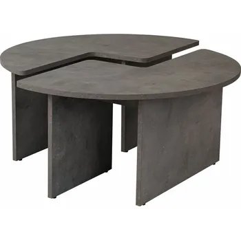 Konferenční stolek Moira Concrete 90 x 41 cm šedý