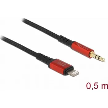 Audio kabel DeLOCK audio kabel 8pinový Lightning konektor > jack konektor 3,5mm 3pin
