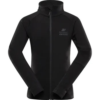 Chlapecká mikina Alpine Pro GOLLO 2 ČERNÁ DĚTSKÁ RYCHLESCHNOUCÍ MIKINA 140-146