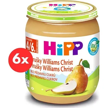 HiPP BIO Hrušky Williams-Christ 6× 125 g