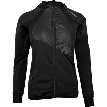 Cyklistické oblečení HAVEN mikina - POLARTIS HOODIE WMS - černá XS